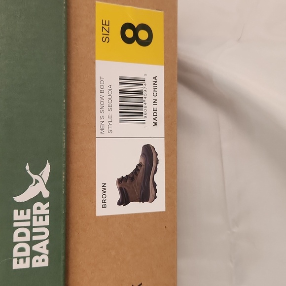 Eddie Bauer Brown Rain & Snow Boots with Water-Resistant Design - Picture 2 of 5